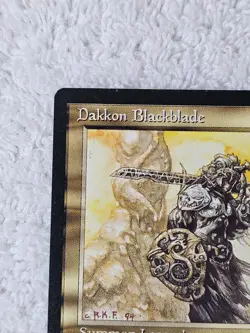 MTG Legends Dakkon Blackblade 1994 Rare Legendary Creature LP Magic Card - Image 2