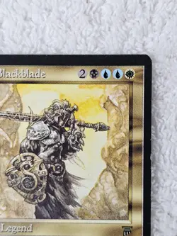 MTG Legends Dakkon Blackblade 1994 Rare Legendary Creature LP Magic Card - Image 3