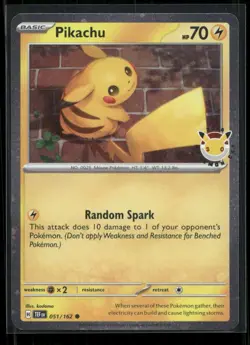 Pikachu (Cosmo Holo) 051/162 Miscellaneous Cards & Products NM/M Pokemon - Image 1