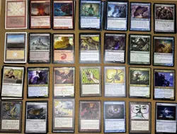 MTG Magic The Gathering 147 Card Lot Vintage 1993+ Rare EDH Staples Mixed Sets - Image 1