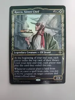 MTG Rocco, Street Chef March of the Machine: Aftermath 94 Foil Showcase Rare - Image 1