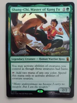 MTG Shang-Chi, Master of Kung Fu Marvel Super Heroes Foil Mythic - Image 1