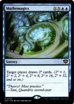 MTG Mathemagics NM M 58 Secrets of Strixhaven - Image 1