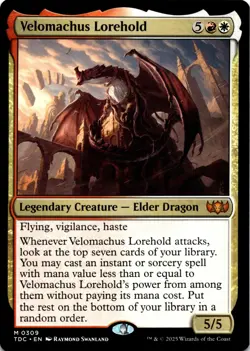 MTG Velomachus Lorehold NON-FOIL NM 309 Commander: Tarkir: Dragonstorm - Image 1