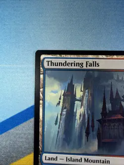 Wizards of the Coast Thundering Falls MKM Regular Rare Land Blue Red #269 EN - Image 2