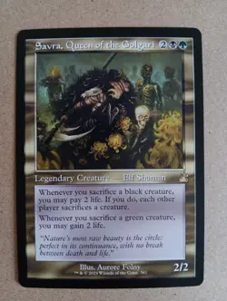 Savra, Queen of the Golgari (Retro Frame) #381, MTG: Ravnica Remastered Regular - Image 1