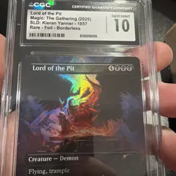 MTG Lord of the Pit Rainbow FOIL Secret Lair Kieran Yanner CGC 10 Gem Pop 1 🔥💎 - Image 4