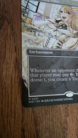 Smothering Tithe 0067 Borderless Mythic Enchantment WOE Tales - Image 2
