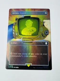 Arcane Signet (Borderless) Universes Beyond: Fallout Foil - Image 1
