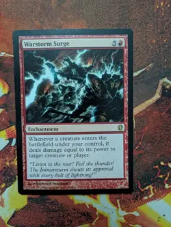 Warstorm Surge Rare Magic: The Gathering Commander 2013 Lightly Played - Image 1