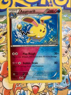 Azumarill 77/114 Uncommon Steam Siege Pokemon TCG - Image 1