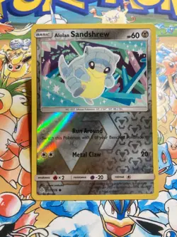 Alolan Sandshrew 137/236 Common Cosmic Eclipse Pokemon TCG Reverse Holo - Image 1