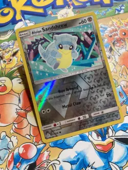 Alolan Sandshrew 137/236 Common Cosmic Eclipse Pokemon TCG Reverse Holo - Image 2