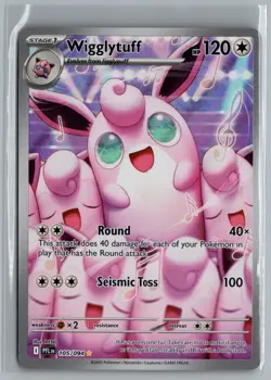 Wigglytuff 105/094 Illustration Rare Phantasmal Flames Pokemon Holo Near Mint - Image 1