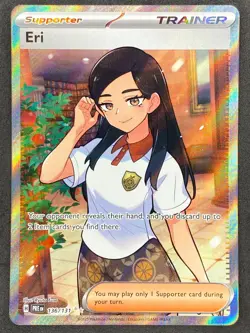 Pokemon Eri Full Art 136/131 PRE Prismatic Evolutions NM - Image 1