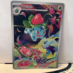 Ivysaur 134/132 Illustration Rare Mega Evolution Pokemon Near Mint - Image 1