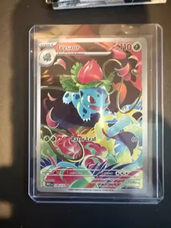 Pokemon: Ivysaur 134/132 Illustration Rare IR Full Art Holo Mega Evolution - Image 1