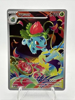 2025 Pokemon Mega Evolution Ivysaur Illustration Rare #134/132 - Image 1