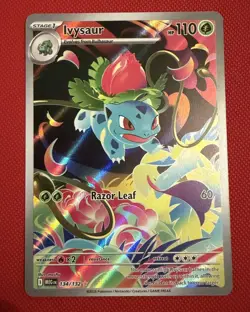 Pokemon TCG - Ivysaur - Mega Evolution - 134/132 - Illustration Rare - Image 1