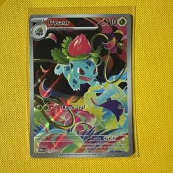 Pokemon TCG Ivysaur 134/132 Mega Evolution Illustration Rare Holo FA - Image 1
