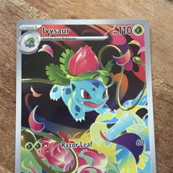 Pokemon TCG Mega Evolution Ivysaur Illustration Rare Card 134/132 NM/M Condition - Image 2