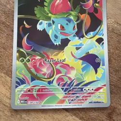 Pokemon TCG Mega Evolution Ivysaur Illustration Rare Card 134/132 NM/M Condition - Image 3