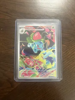 Pokemon TCG Ivysaur Mega Evolution #134/132 Illustration Rare, Mint Condition - Image 1