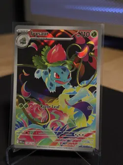 Pokemon TCG Ivysaur Mega Evolution #134/132 Illustration Rare, Mint Condition - Image 1