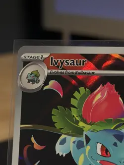 Pokemon TCG Ivysaur Mega Evolution #134/132 Illustration Rare, Mint Condition - Image 2