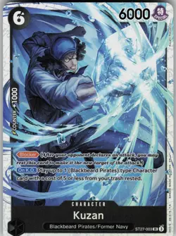 Kuzan ST27-003 Starter Deck 27: BLACK Marshall.D.Teach One Piece NM Foil - Image 1