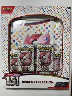 Pokemon TCG Scarlet & Violet 151 Binder Collection - Factory Sealed - 4 Packs 820650853142 - Image 1
