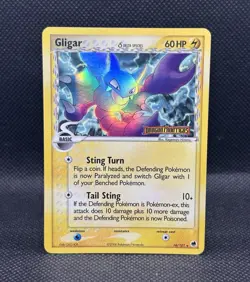 Gligar Delta Species 16/101 Reverse Holo Dragon Frontiers 2006 Stamped - Image 1