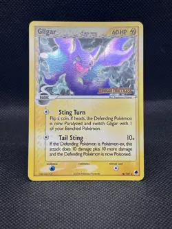 Gligar Delta Species 16/101 Reverse Holo Dragon Frontiers 2006 Stamped - Image 2