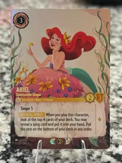 Ariel - Spectacular Singer 1 Disney Lorcana Promo Cards Holo Curator Heroine - Image 1