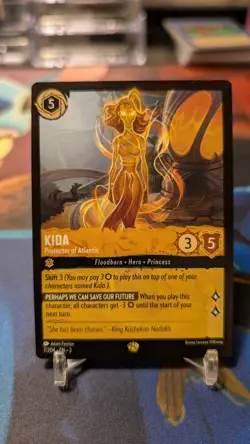 Disney Lorcana Into the Inklands ~ Kida - Protector of Atlantis - 7/204 Non-foil - Image 1