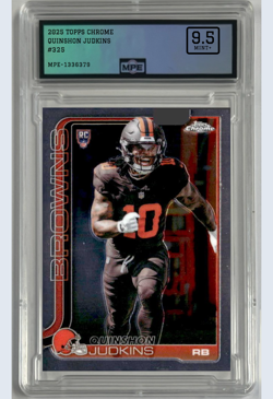 Lot of 5 MPE Graded Football Cards: Sampson, Judkins, ETC. (AA2) - Image 3