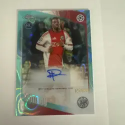 2026 Chrome UEFA Champions Don-Angelo Konadu Teal Lava Refractor Auto RC 143/199 - Image 1
