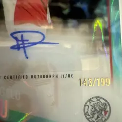 2026 Chrome UEFA Champions Don-Angelo Konadu Teal Lava Refractor Auto RC 143/199 - Image 2