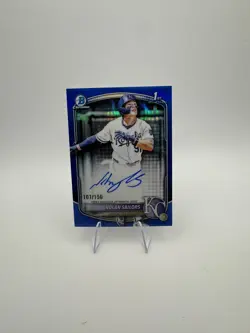 2025 Bowman Draft Chrome Prospect True Blue Nolan Sailors Auto /150 #CPA-NSA - Image 1