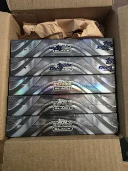 2025 Topps Chrome Black NFL Hobby, ENCASED AUTO ONLY! Please Read - In Hand - Image 2