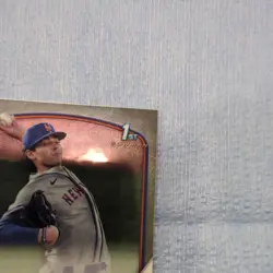 ZACH THORNTON - 2023 Bowman Draft - Chrome Prospect 1st Auto #CDA-ZT Mets - Image 3