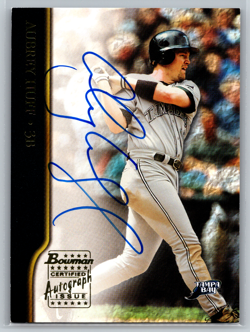 Aubrey Huff 2002 Bowman Auto BA-AH Tampa Bay Devil Rays - Image 1