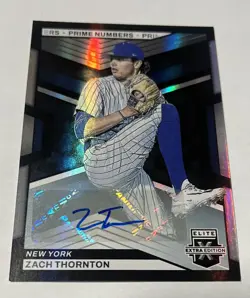 Zach Thornton 2023 Panini Elite Extra Edition Rookie Auto /200 New York Mets RC - Image 1