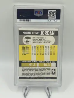 1990 Fleer Michael Jordan #26 PSA 9 Mint - Image 2