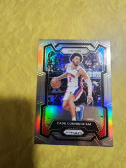2023-24 Panini Prizm Cade Cunningham Silver Prizm SP No. 11 - Image 1