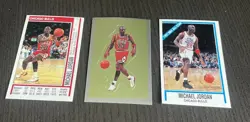 Michael Jordan 1991-92 Panini Basketball Sticker Lot #96,116,190 Gold Foil Rare - Image 2