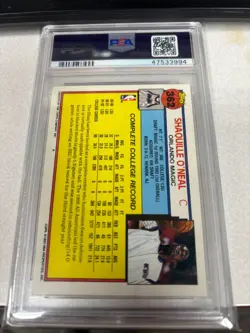 1992-93 Topps - Shaquille O'Neal #362 (RC) PSA 6 #47533994 - Image 2