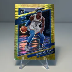 2021-22 Donruss Optic Luguentz Dort - Gold Pulsar 8/10 #78 Thunder Lu Dort 🔥 - Image 1