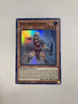 War Rock Fortia (BLVO-EN093) - Super Rare 1st Edition Nm Yugioh - Image 1