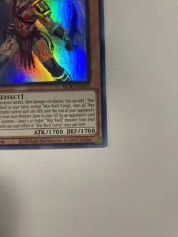 War Rock Fortia (BLVO-EN093) - Super Rare 1st Edition Nm Yugioh - Image 5